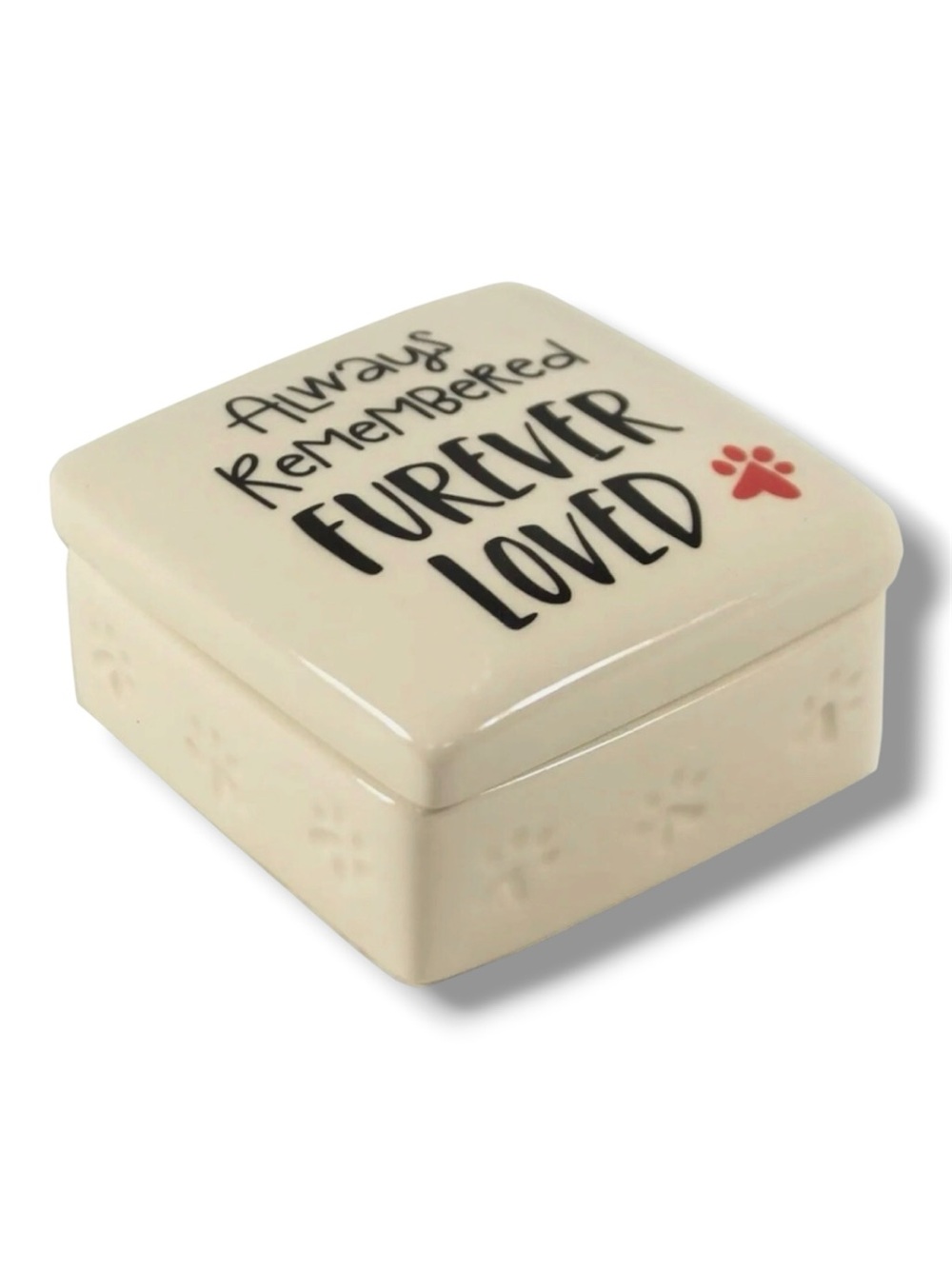 Pet Bereavement Keepsake Box "Always Remembered, Furever Loved" - NWT - Picture 3 of 5